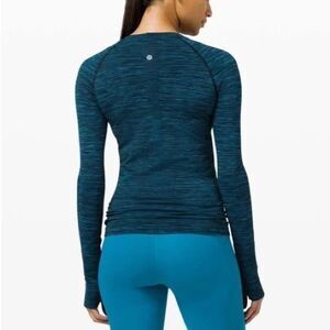 LULULEMON Women’s Blue Swiftly Tech Long Sleeve 2.0 Shirt Size 6